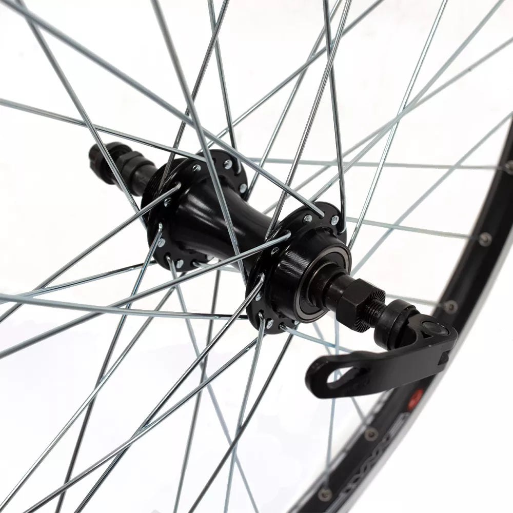 Galinis ratas J19SB 24", v-brake, 32H, užsukamas žv. blok., QR