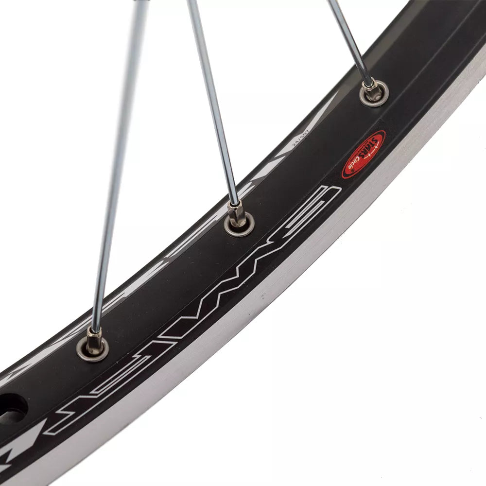 Galinis ratas J19SB 24", v-brake, 32H, užsukamas žv. blok., QR