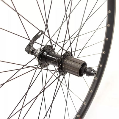 Galinis ratas J19SB 26", d-brake CL, 36H, kasetė, QR