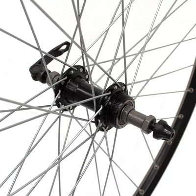 Galinis ratas SUNSTART 27,5" // V-brake, 36H, užsukamam žvaigždžių blokui, QR, aliuminis