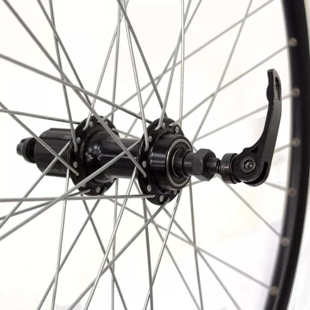 Galinis ratas SUNSTART 28/29" // V-Brake, 36H, kasetė, greitveržlė / QR, aliuminis