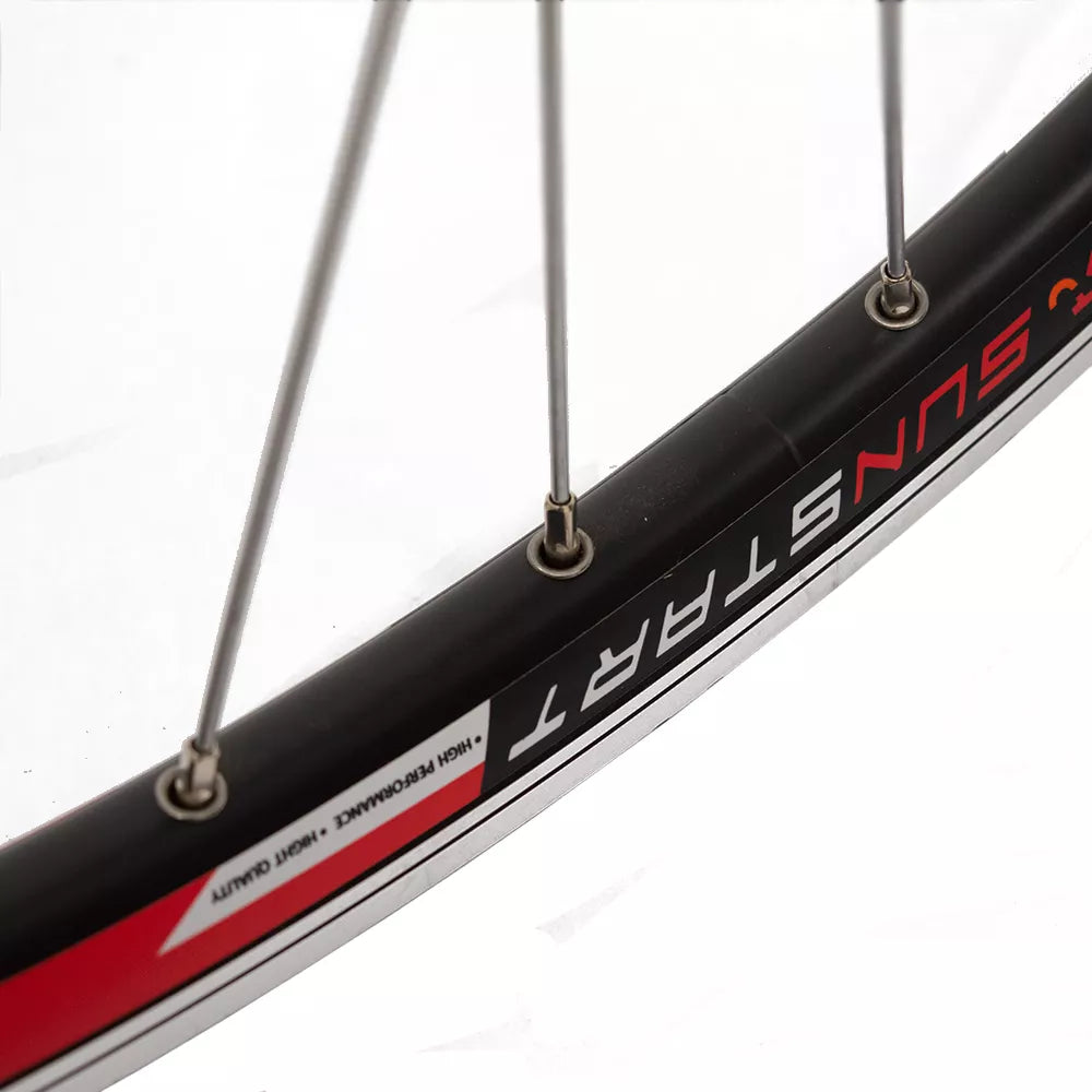 Galinis ratas SUNSTART 28/29" // V-Brake, 36H, kasetė, greitveržlė / QR, aliuminis