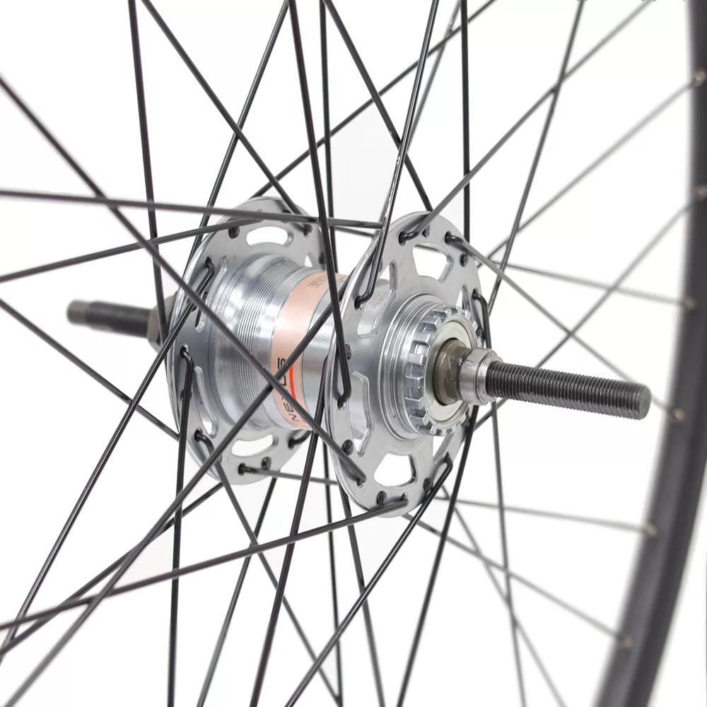 Galinis ratas Sunstart 28" // Nexus 3, Būgninis stabdis + V-Brake, 36H, veržlė, dvigubas, aliuminis