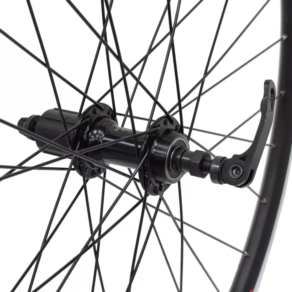 Galinis ratas Sunstart 28" // V-Brake, 32H, kasetė, QR / greitveržlė, aliuminis, be kniedžių