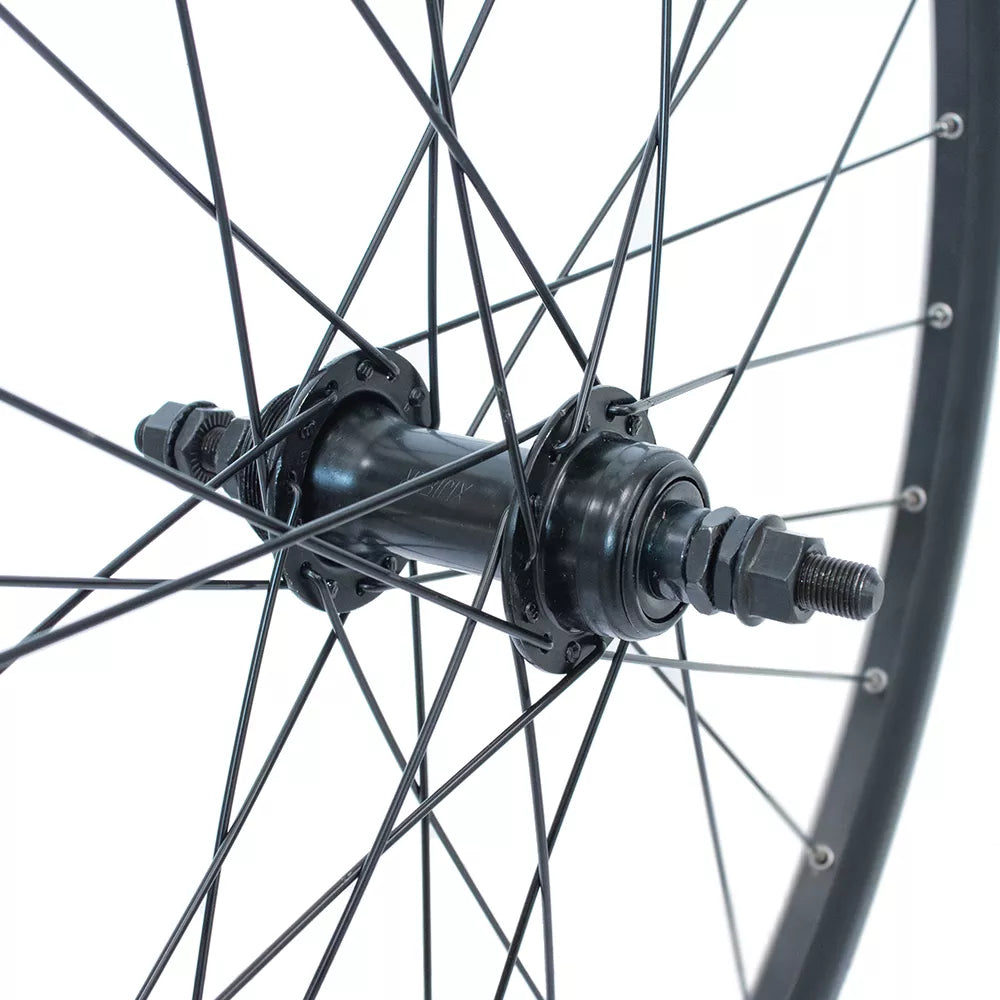 Galinis ratas ZLA-019 26" // V-Brake, 28H, užsukamam žvaigždžių blokui, veržlės, kniedytas, dvigubas, aliuminis