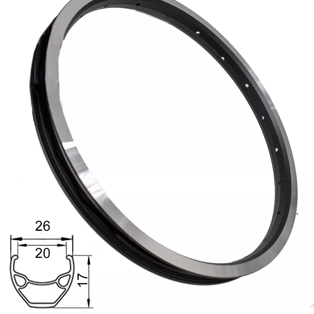 Ratlankis 16" SUNSTART HL20, v-brake, 20H, dvigubas