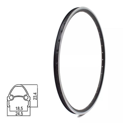 Ratlankis Dynamic 26" // V-Brake, 36H, kniedytas, dvigubas