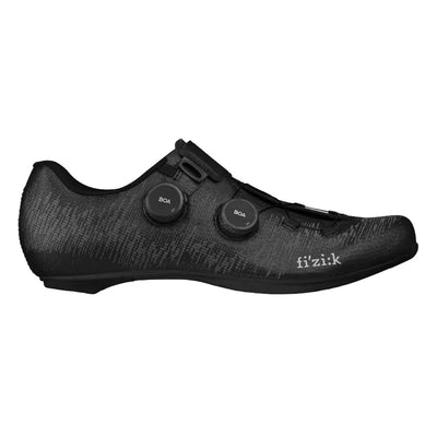Plentiniai batai FIZIK Vento Infinito Knit Carbon Road // dydis: 44, plentui (juoda/pilka)