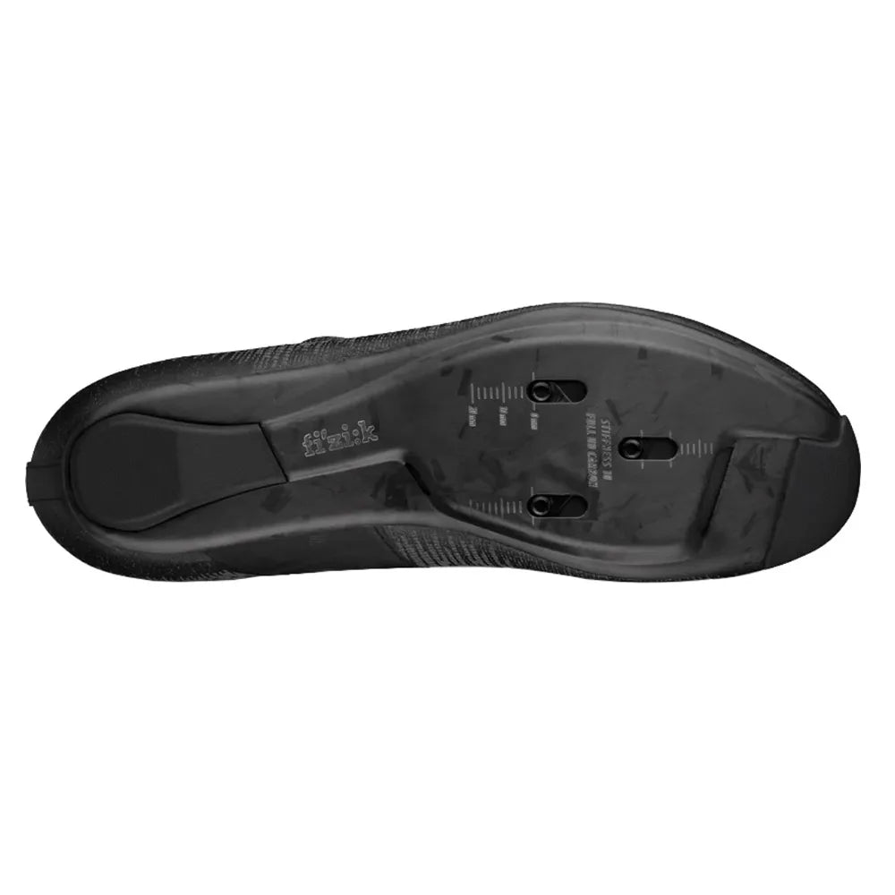 Plentiniai batai FIZIK Vento Infinito Knit Carbon Road // dydis: 44, plentui (juoda/pilka)