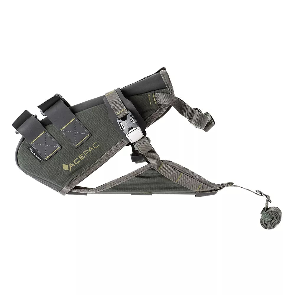 Krepšio įdėklas ant balnelio stovo Acepac Saddle Harness MKIII // 33 x 33 cm (pilka/žalia)