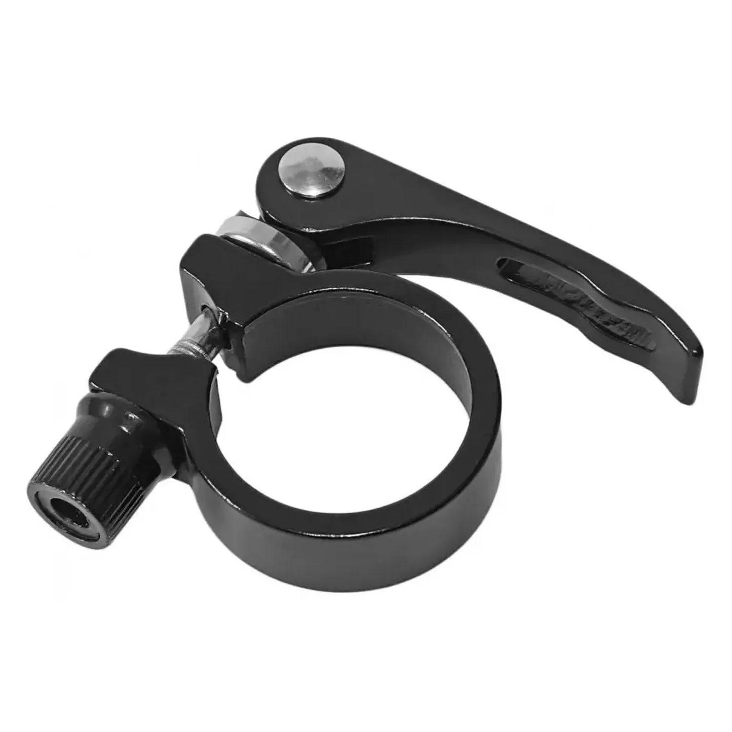 Balnelio stovo apkaba/užveržimo žiedas QR // 34,9 mm, aliuminis (juodas)