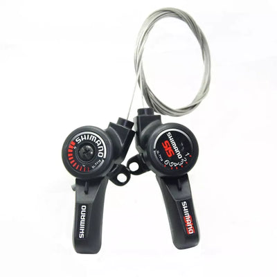 Pavarų rankenėlių komplektas Shimano SL-TY18 // SIS, 3x6-speed