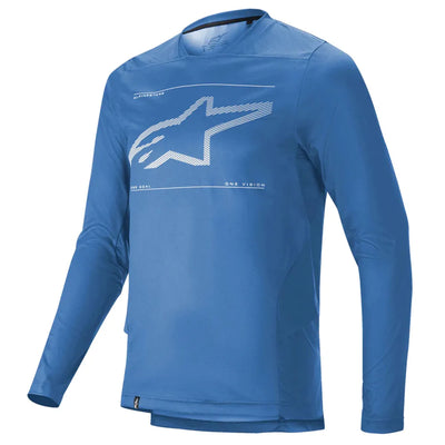 Marškinėliai ALPINESTARS Drop 6.0 // dydis: M, ilgomis rankovėmis (mėlyna - Mid Blue)