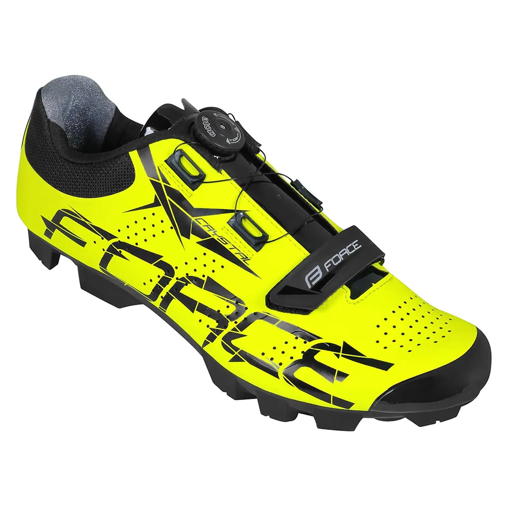 Batai FORCE MTB Crystal  // dydis: 42, Clip-In, MTB (fluorescentinė)