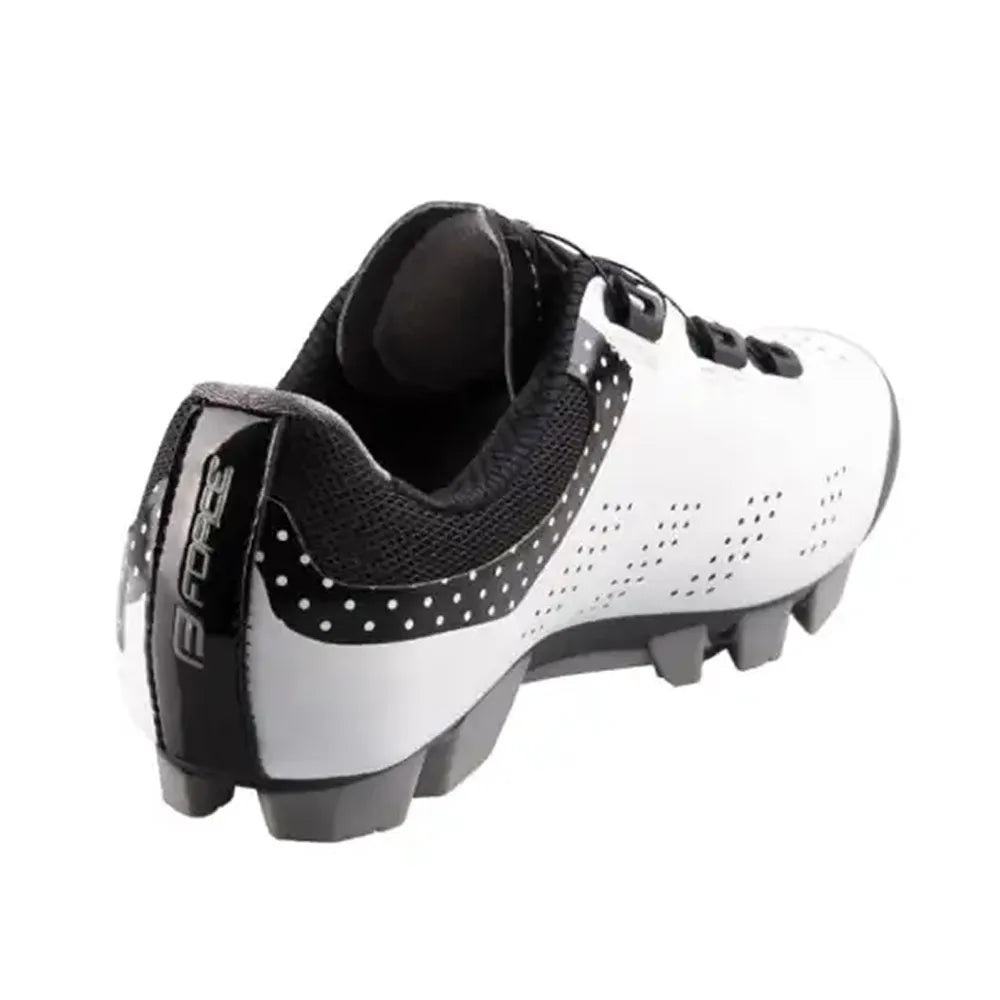 Batai FORCE MTB Points Lady // dydis: 37, Clip-In, MTB (balta/juoda)
