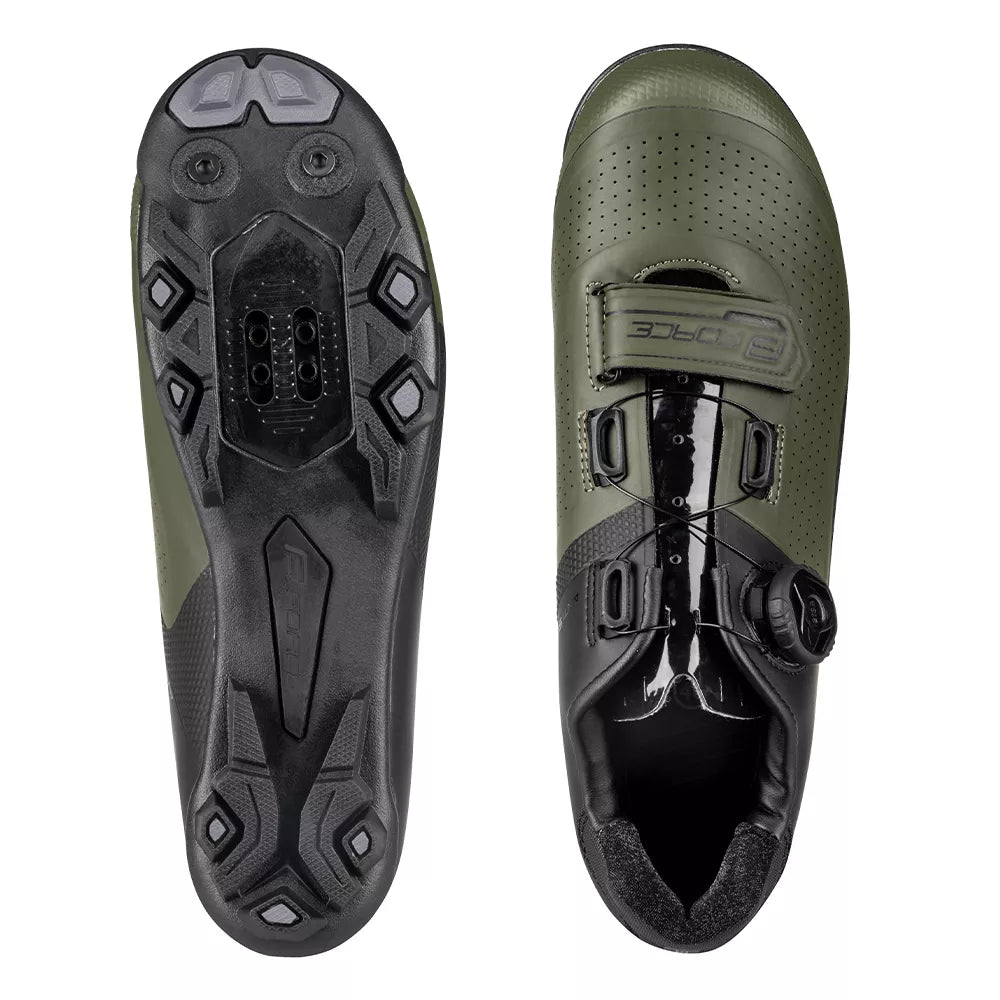 Batai FORCE Virtuoso MTB/Gravel // dydis: 39 (juoda/žalia)