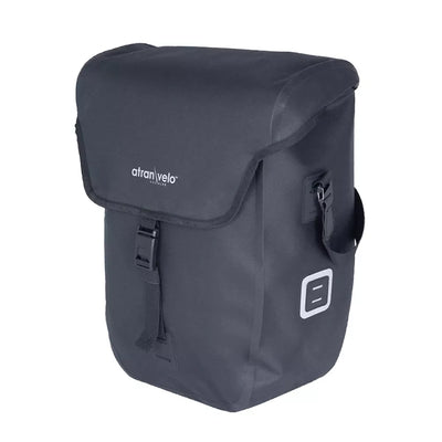 Šoninis krepšys ant bagažinės AtranVelo Commuter Side WP // 27L, 16x44x31 cm, Water-Proof (juoda)