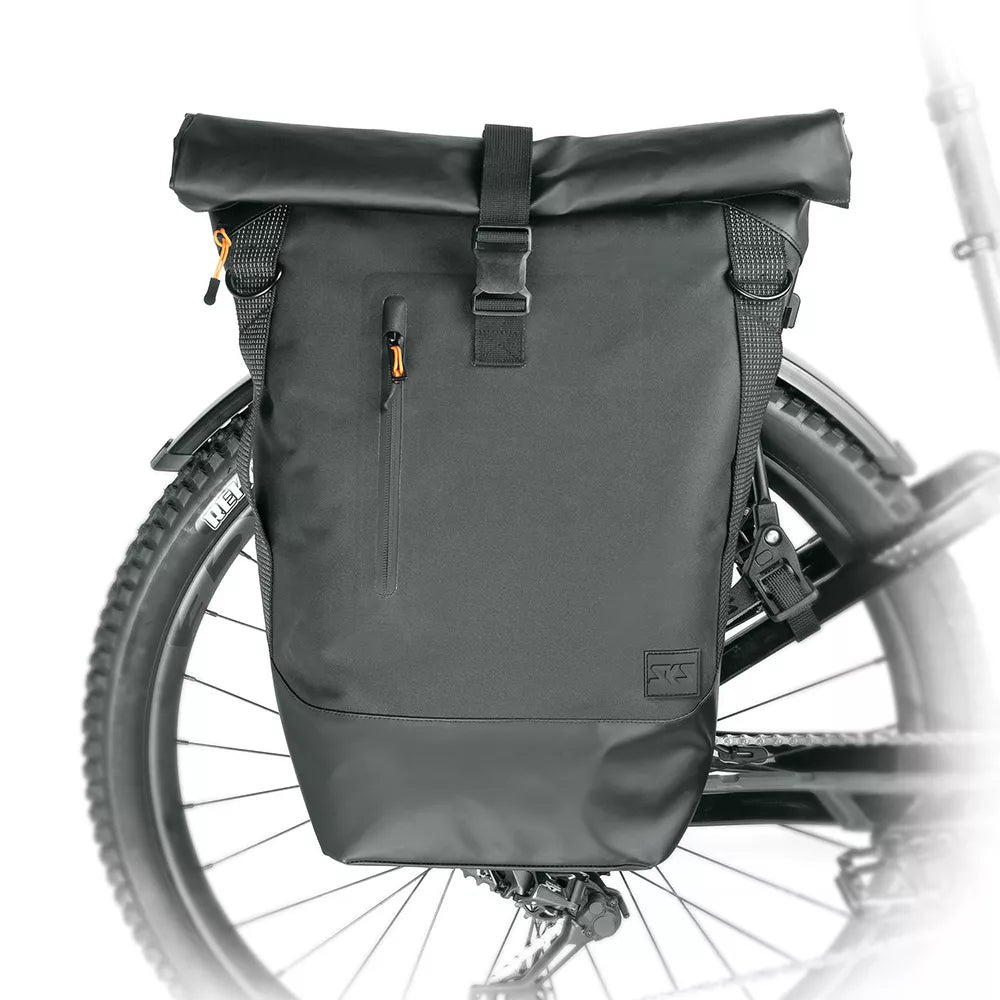 Šoninis krepšys ant bagažinės SKS Infinity Urban Sidebag // 20L, 620 x 430 x 170 mm, Water-Proof (juoda)
