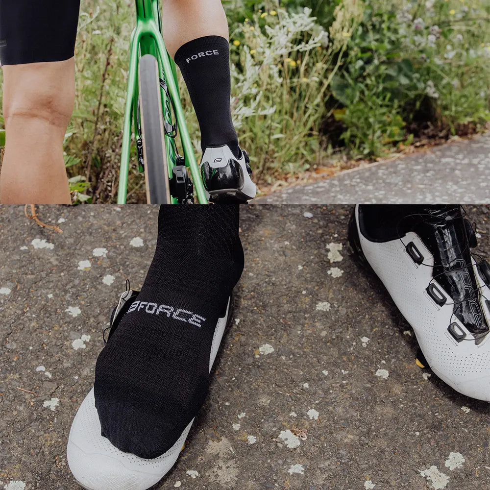 Kojinės FORCE Verdone // dydis: L-XL (43-47) (juoda)