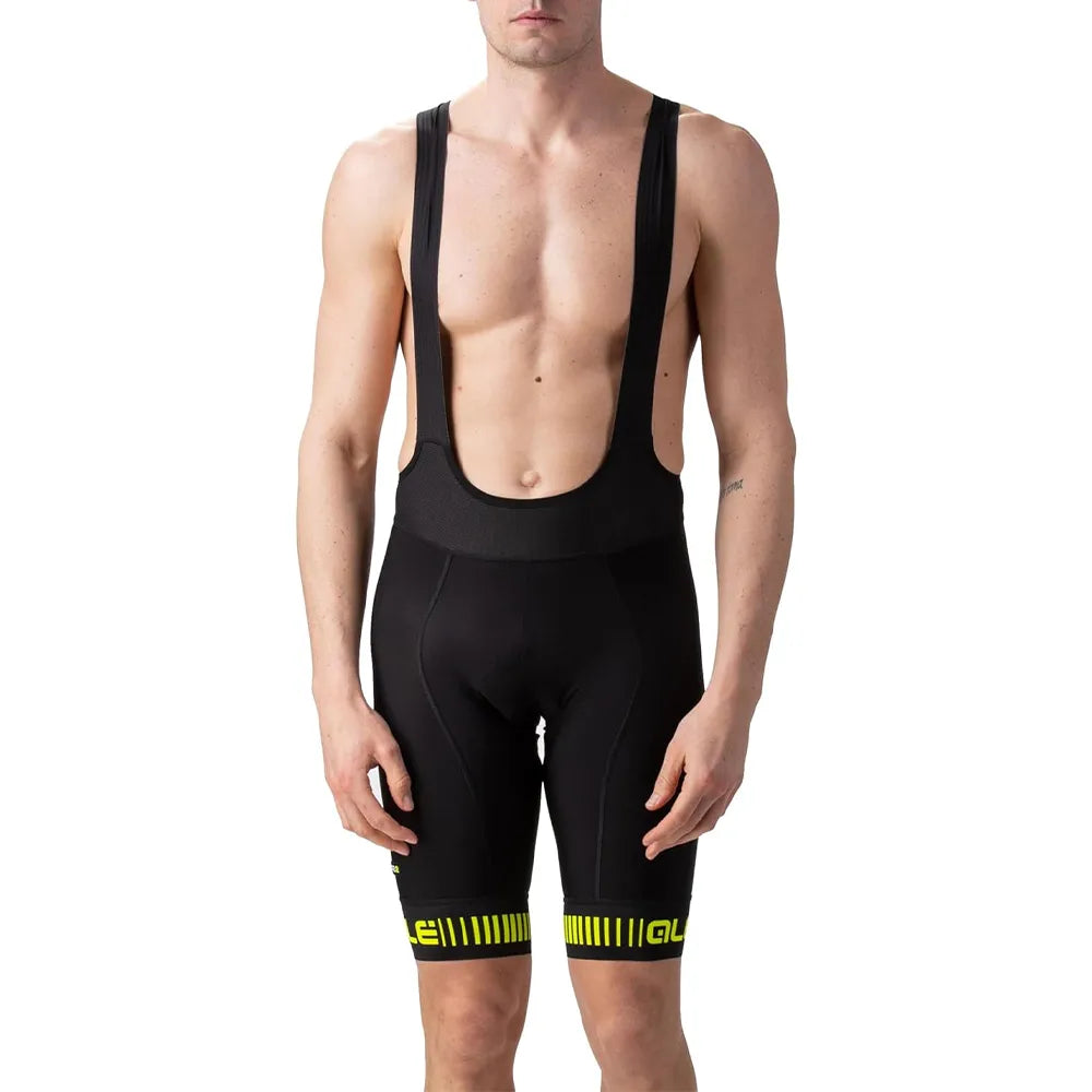 Šortai su petnešomis Alé Cycling Strada PR-R // su paminkštinimu, dydis: 4XL (juoda)