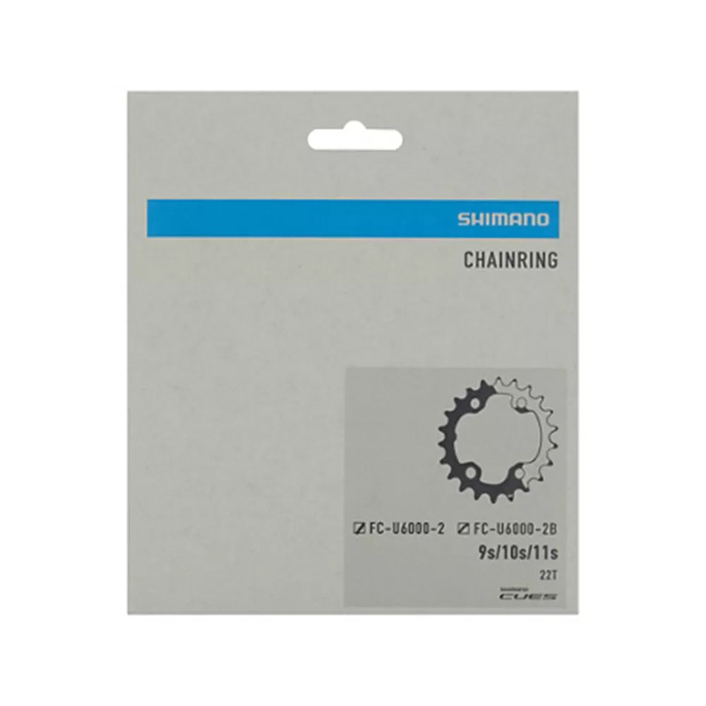 Priekinė žvaigždė Shimano CUES FC-U6000-2 / FC-U6000-2B // 22T, B.C.D.: 64 mm