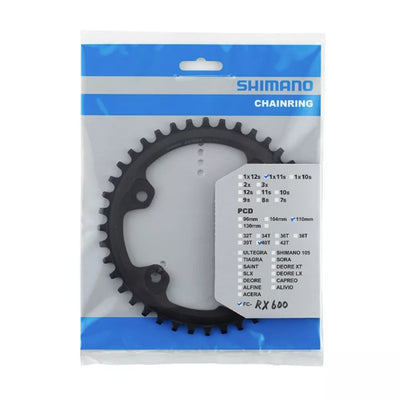 Priekinė žvaigždė Shimano GRX FC-RX600-1 // 40T, B.C.D.: 110 mm