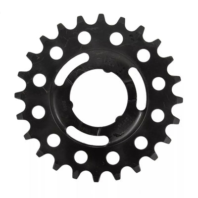 Žvaigždė priekinė SRAM 24T // 1/2", plieninė (juoda)