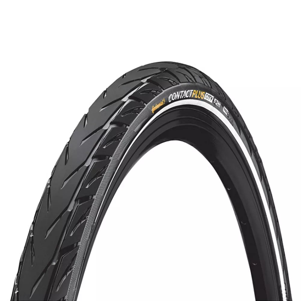 Padanga Continental Contact Plus City Reflex 700 x 42C (42-622) // E-bike, kamerinė, apsauga nuo pradūrimų, šviesą atspindinti juosta