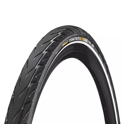 Padanga Continental Contact Plus City Reflex 700 x 42C (42-622) // E-bike, kamerinė, apsauga nuo pradūrimų, šviesą atspindinti juosta
