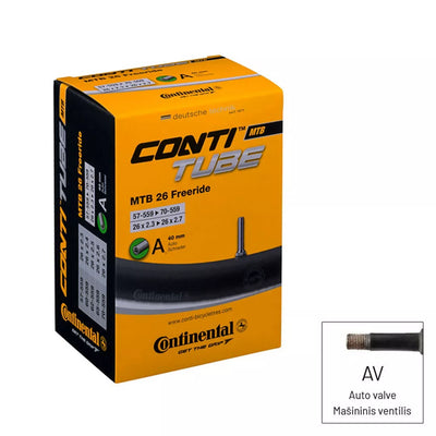 Kamera Continental MTB 26 Freeride // 26" x 2.30 / 2.70" (57/70 - 559), AV40 mm