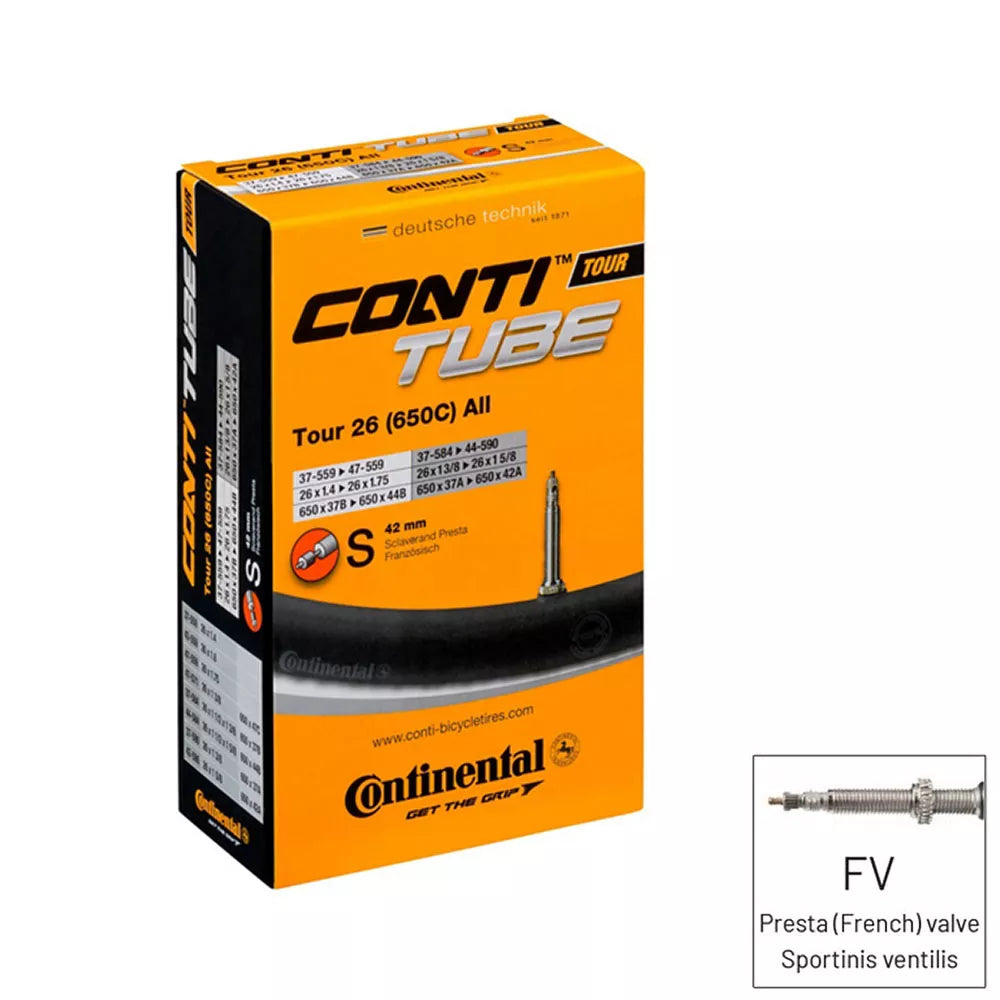 Kamera Continental TOUR 26 All // 26" x 1.40 / 1.75" (37/47 - 559), FV42 mm