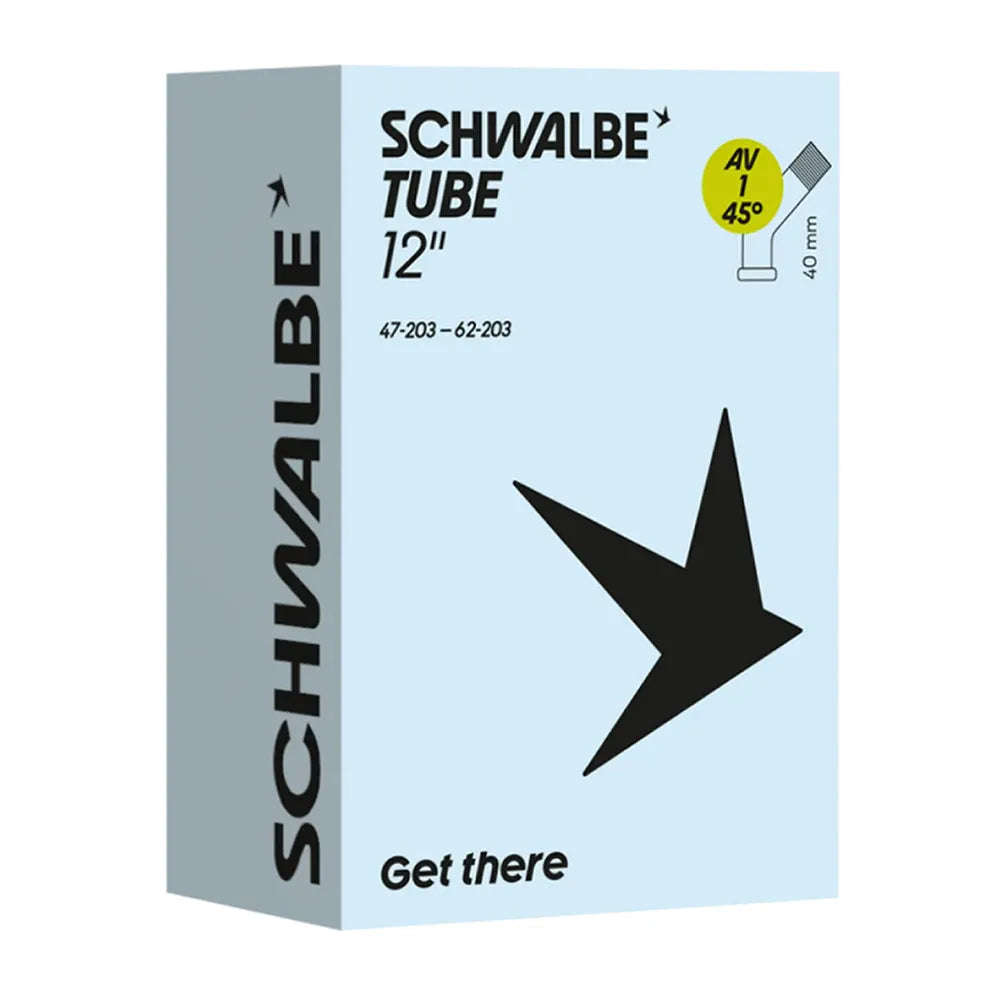 Kamera Schwalbe AV1 12" x 1/2x2.1/4" (47/62-203) // AV 45°, ventilio ilgis: 40 mm