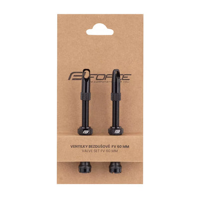 Bekamerinių padangų ventilių komplektas FORCE 2 x FV 60mm