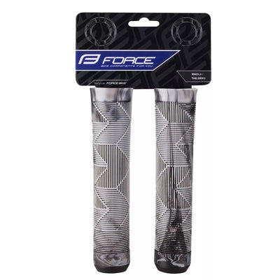 Vairo rankenos FORCE BMX 145mm (juoda/pilka)