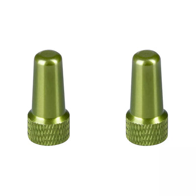 Ventilio užsukimai / kamšteliai FV (PRESTA) // aliuminis (žalia)