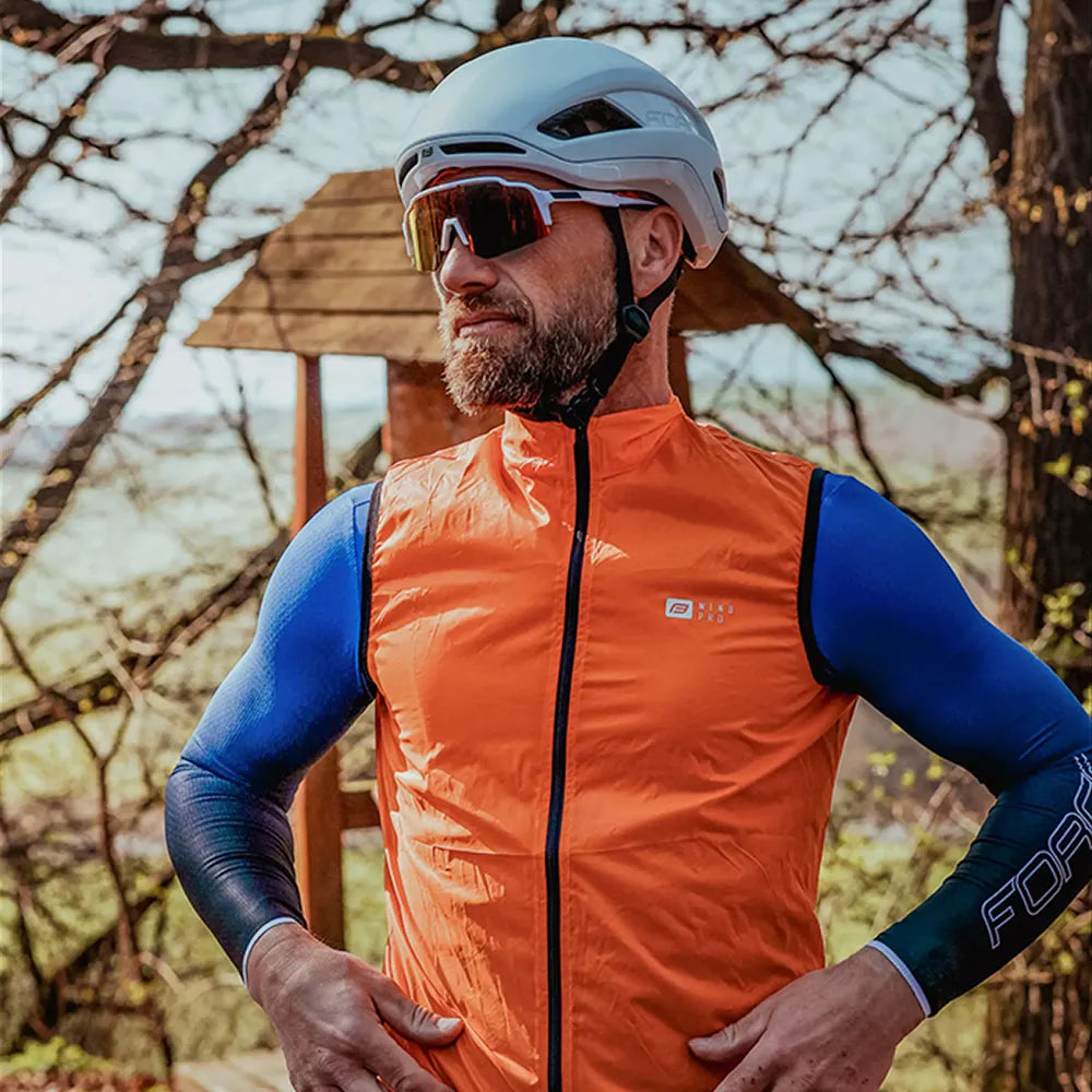 Liemenė FORCE Windpro // neperpučiama, dydis: XL (oranžinė)